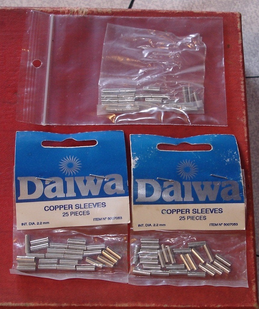 pakjes sleeves van Daiwa .dia .2,2mm, Watersport en Boten, Ophalen, Nieuw, Kunstaas