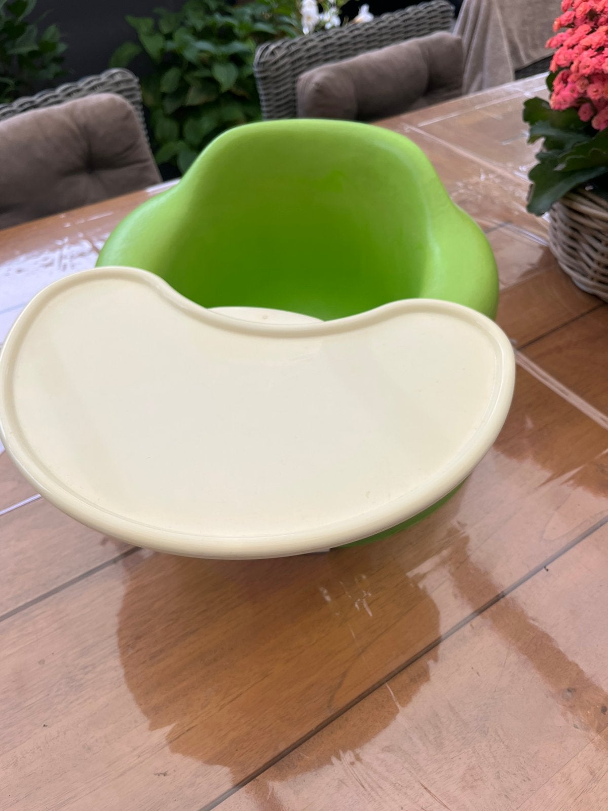 Bumbo zitje, Ophalen, Gebruikt, Afneembaar eetblad