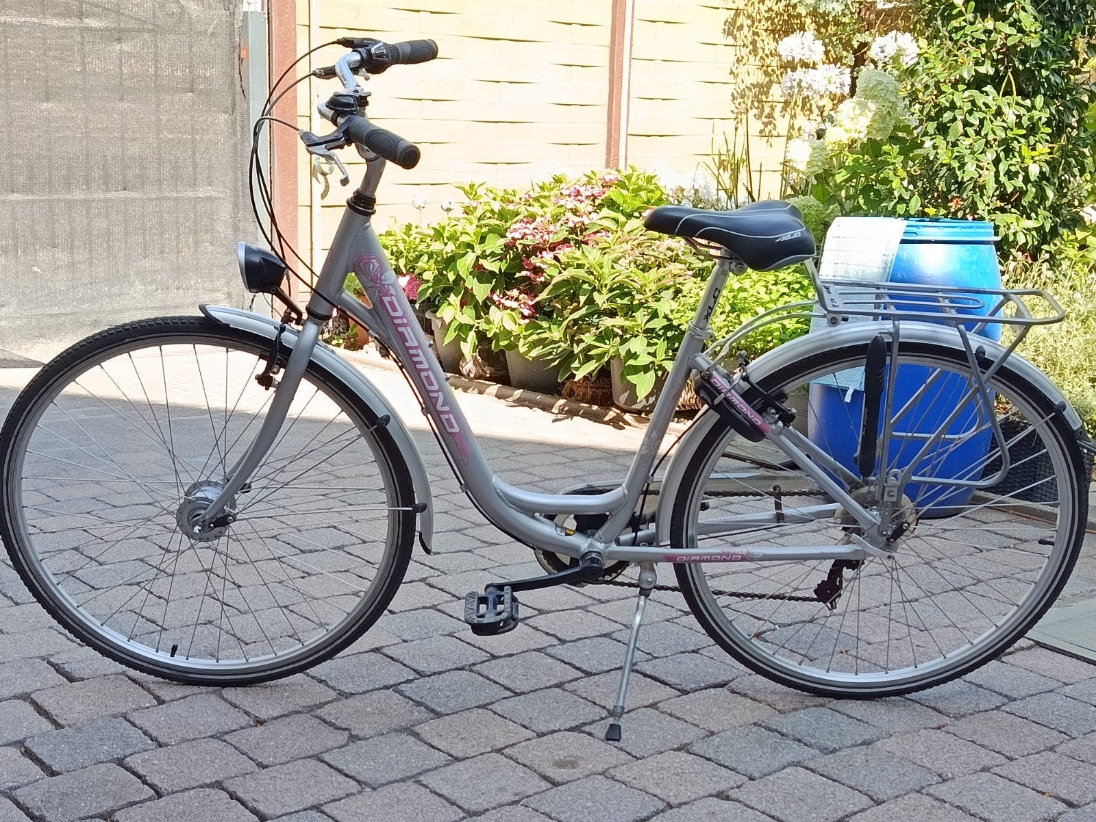damesfiets Diamond, Fietsen en Brommers, Velgrem, Versnellingen, Zo goed als nieuw, Minder dan 47 cm