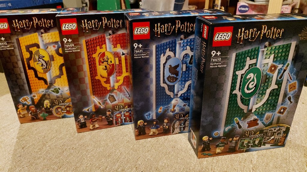 LEGO 4 Livres Harry Potter Neufs 76409 76410 76411 76412, Lego, Ophalen of Verzenden, Complete set, Harry Potter