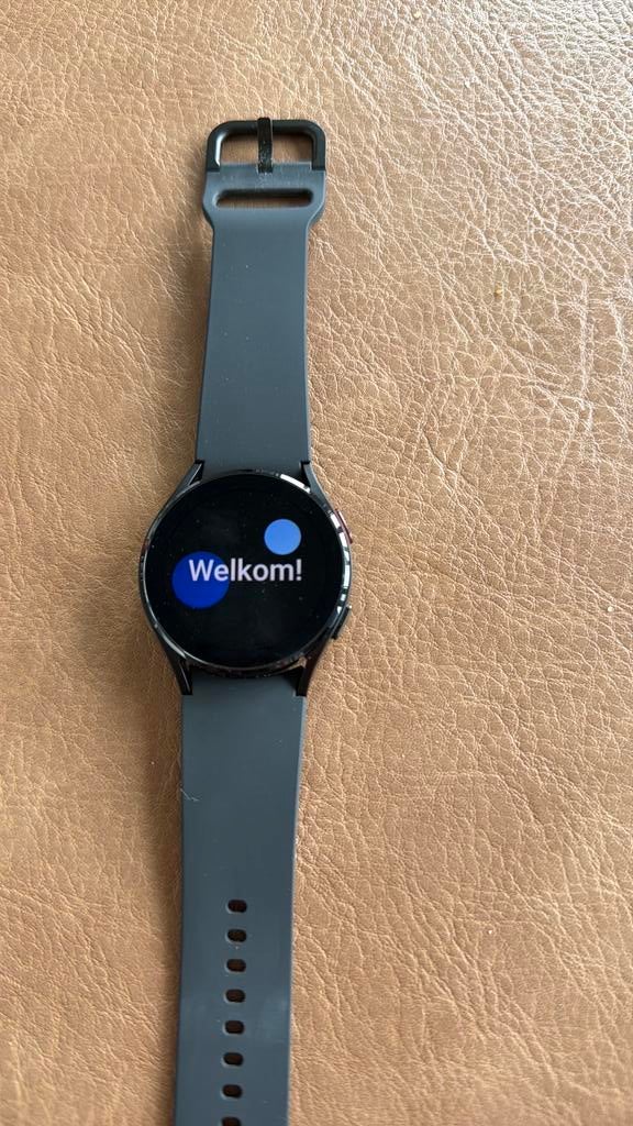 Samsung galaxy smart watch als nieuw , gebruik dit niet, Ophalen, Zo goed als nieuw, Zwart, Android