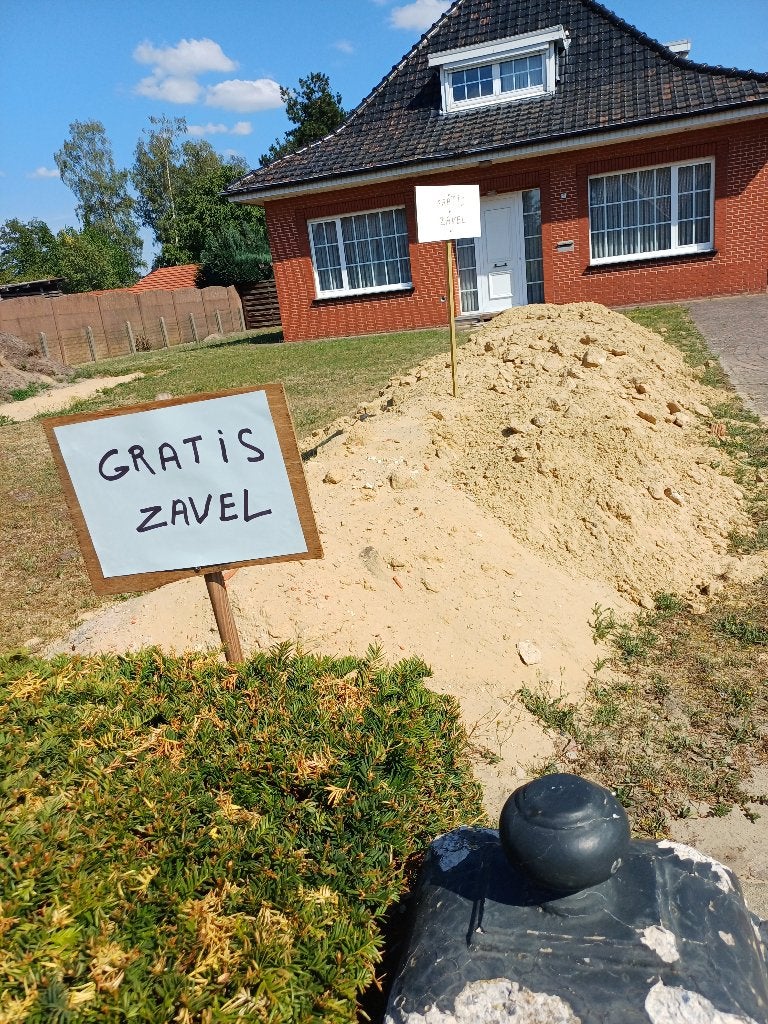 gratis zavel, Ophalen, Gebruikt