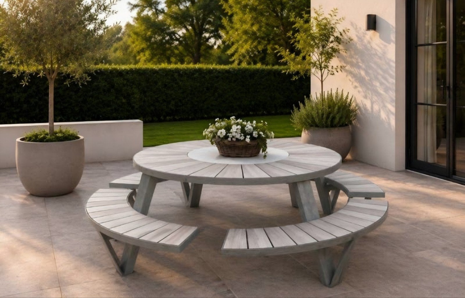 Table de jardin Extremis Pantagruel Lazy Susan, Jardin & Terrasse, Ensembles de jardin, Bois, Enlèvement