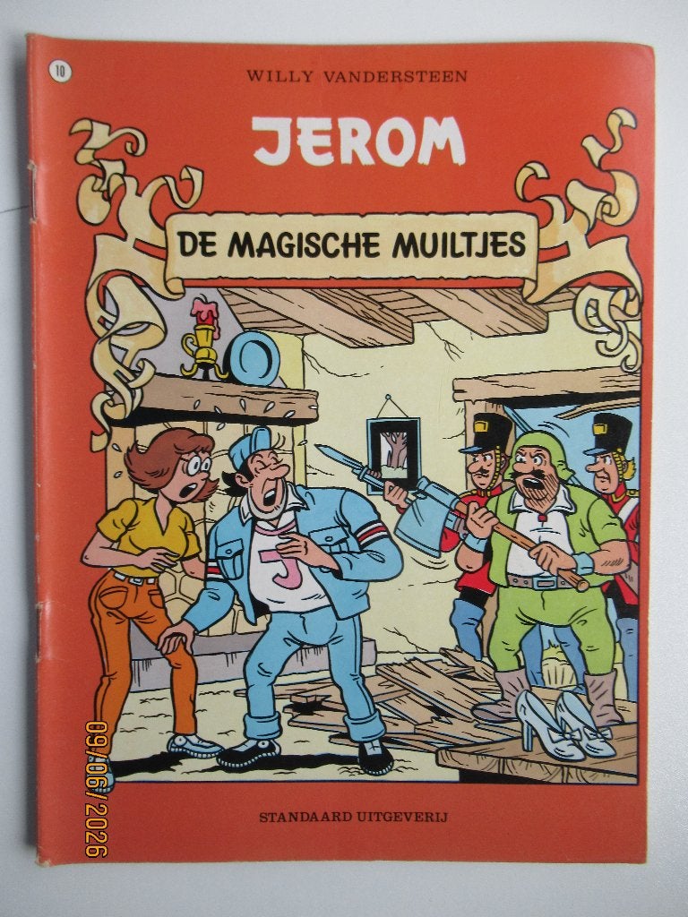 jerom...nr.10...de magische muiltjes..................1st, Boeken, Ophalen of Verzenden, Gelezen