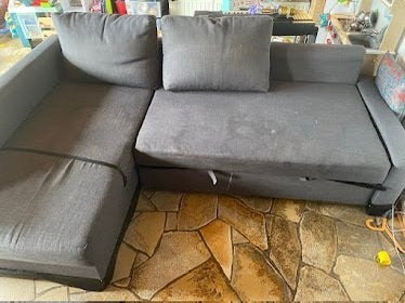 Canapé d'angle convertible - À démonter par l'acheteur, Maison & Meubles, Enlèvement, Utilisé