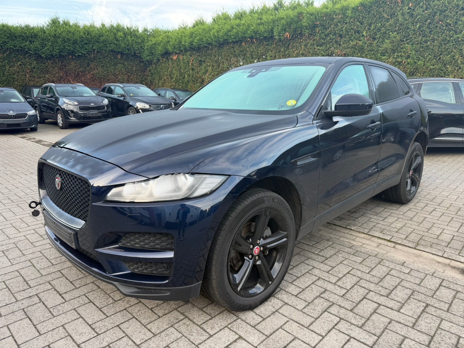 Jaguar f-pace 2.0 diesel 2019 200.000km full opties, Automaat, Blauw, Leder, Bedrijf