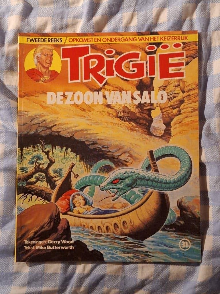 Trigië: de zoon van Salo (eerste druk), Boeken, Stripverhalen, Eén stripboek, Ophalen of Verzenden, Zo goed als nieuw