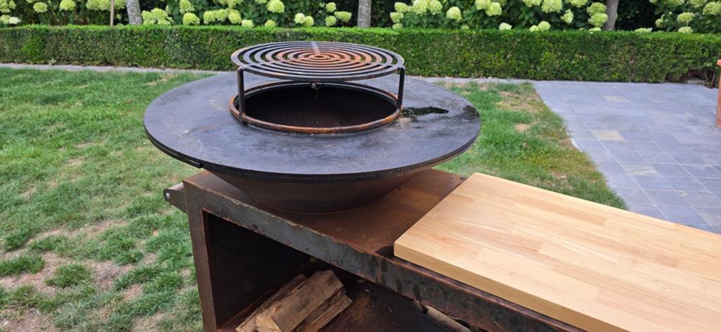 Cortenstaal bbq, Enlèvement