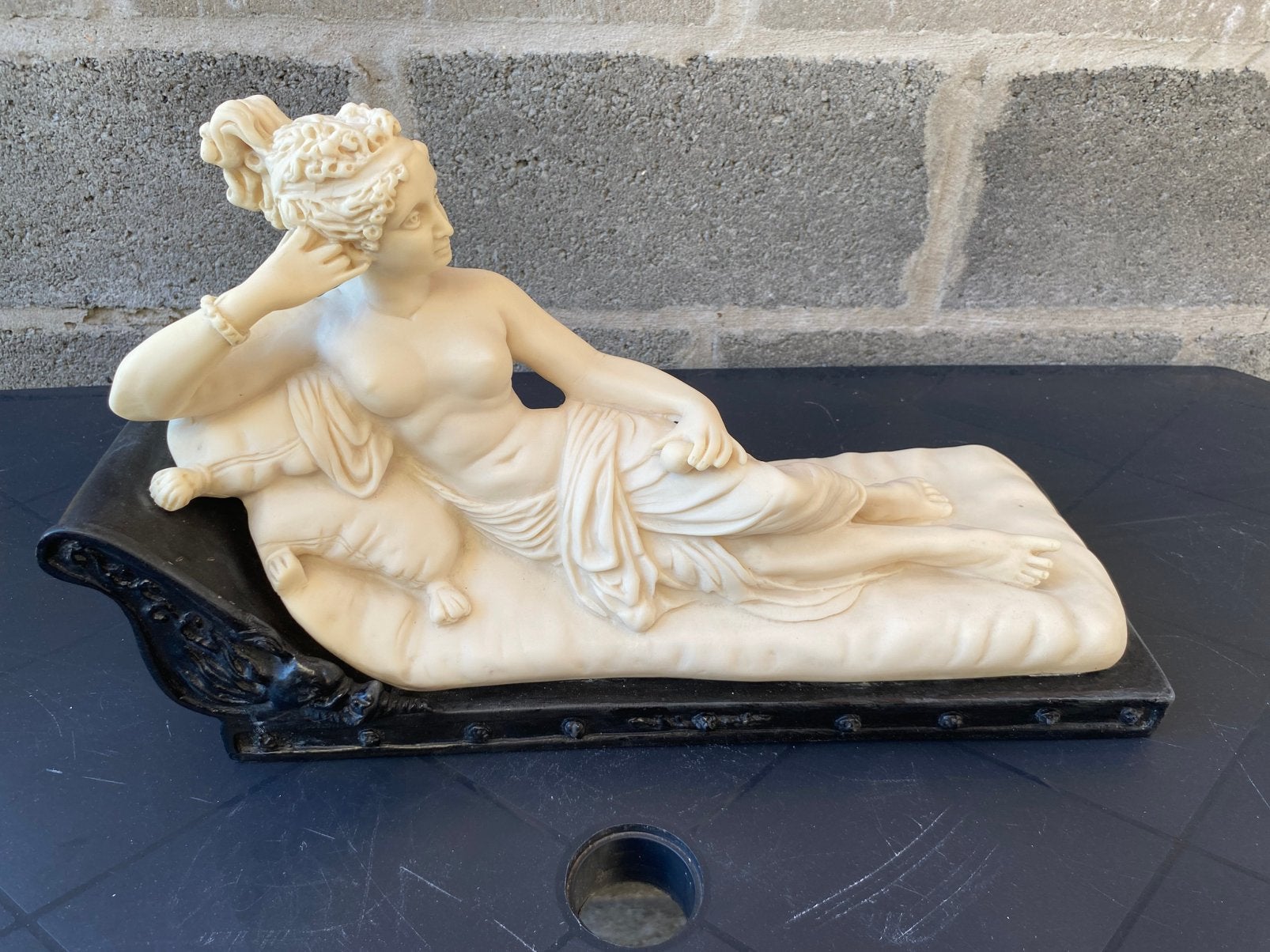 Statue Pauline Borghèse Canova Vénus Victorieuse, Enlèvement, Comme neuf, Humain