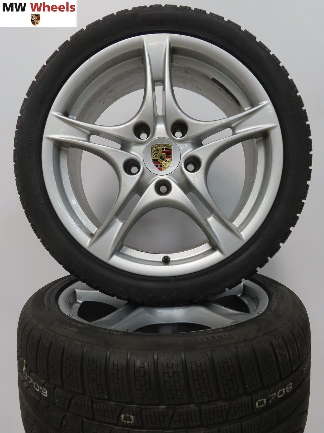 Originele Porsche Boxster Cayman 18 inch velgen winterbanden, Auto-onderdelen, 18 inch, Gebruikt, -, -
