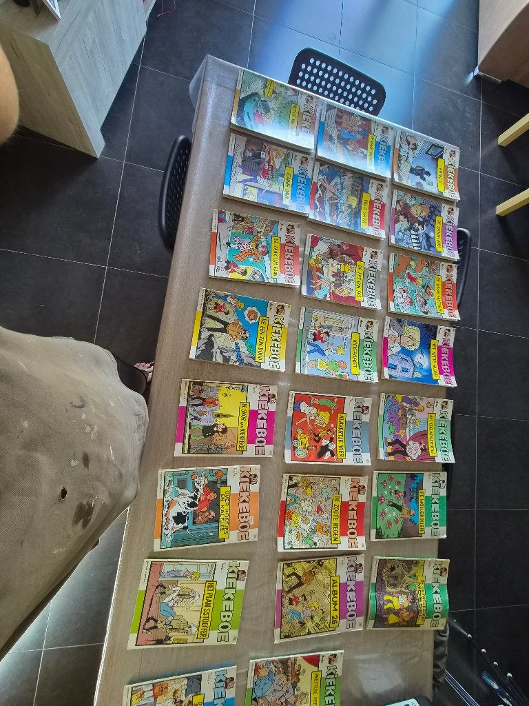 Lot kiekeboe strips jaren 80, Boeken, Merho, Meerdere stripboeken, Ophalen, Gelezen