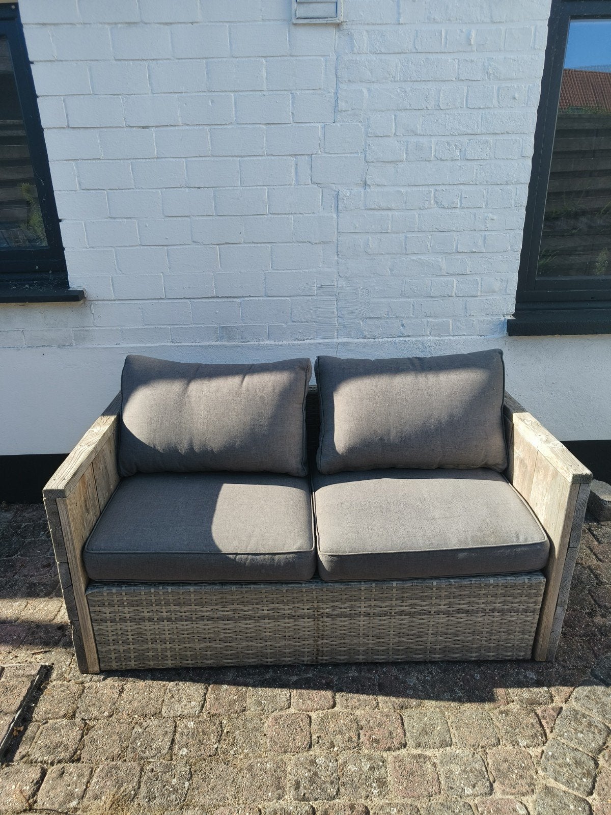 lounge zetel. 2-zit., Tuin en Terras, Ophalen, Gebruikt, 2 zitplaatsen, Loungeset