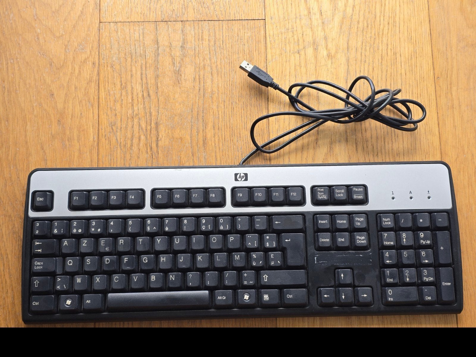 HP SK-2885 Wired USB Keyboard – Belgian AZERTY, Ophalen of Verzenden, Azerty, Plug-and-play