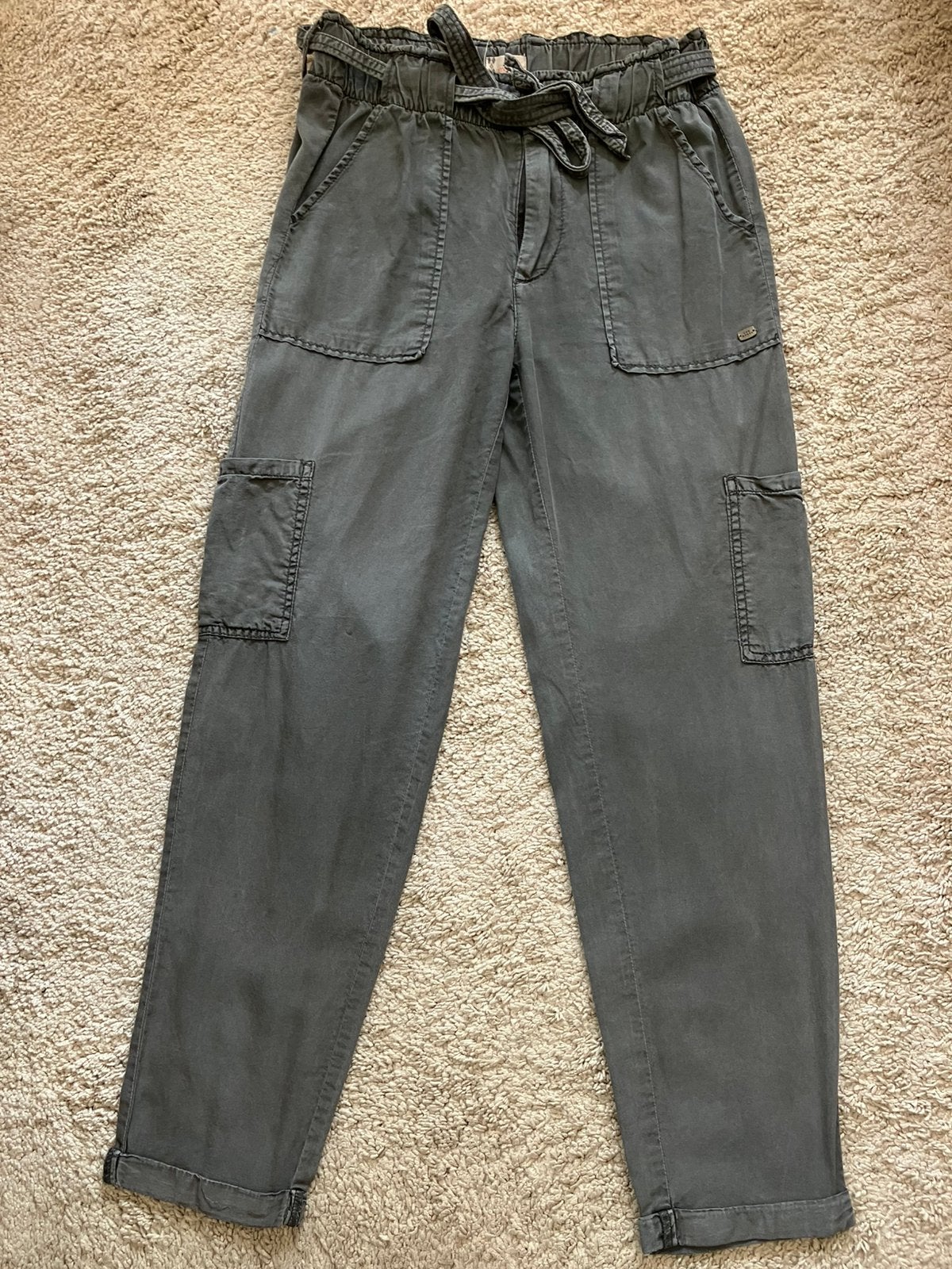 Pantalon avec ceinture, Vêtements | Femmes, Taille 38/40 (M), Gris, Enlèvement ou Envoi, Longs