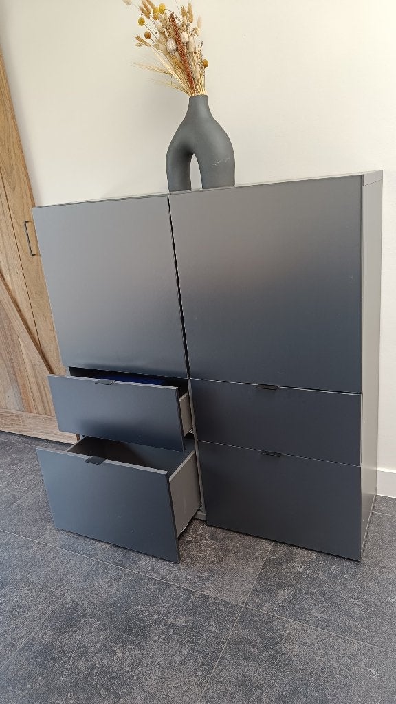 Ikea kast 'Besta', Huis en Inrichting, Kasten | Buffetkasten, 100 tot 150 cm, Met lade(s), Met klep(pen), Ophalen