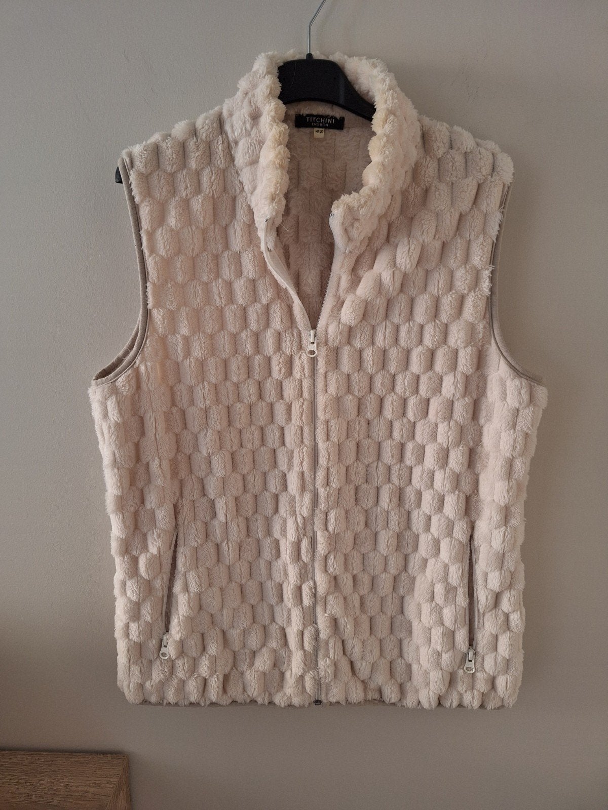 vestje m42 met zakken, Vêtements | Femmes, Enlèvement ou Envoi, Comme neuf, Beige