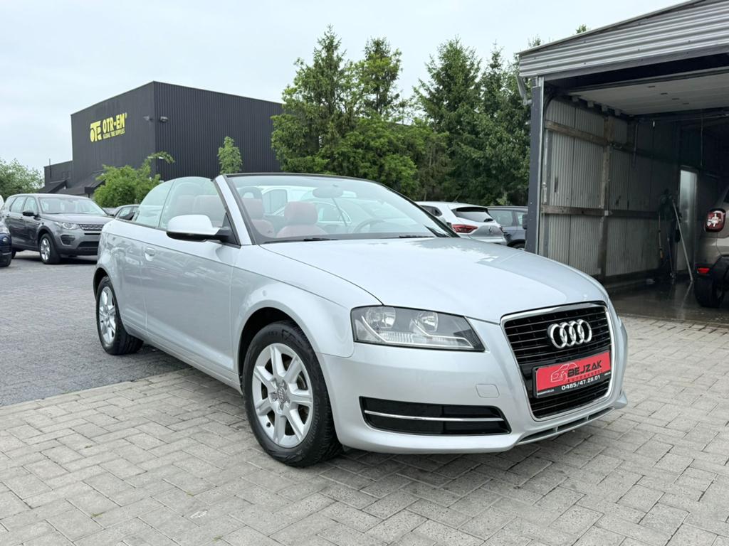 Audi A3 Cabrio 1.2TFSI 1j garantie Rood interieur nette staa, Auto's, Audi, Bedrijf, Te koop, A3, Benzine, Euro 5, Handgeschakeld