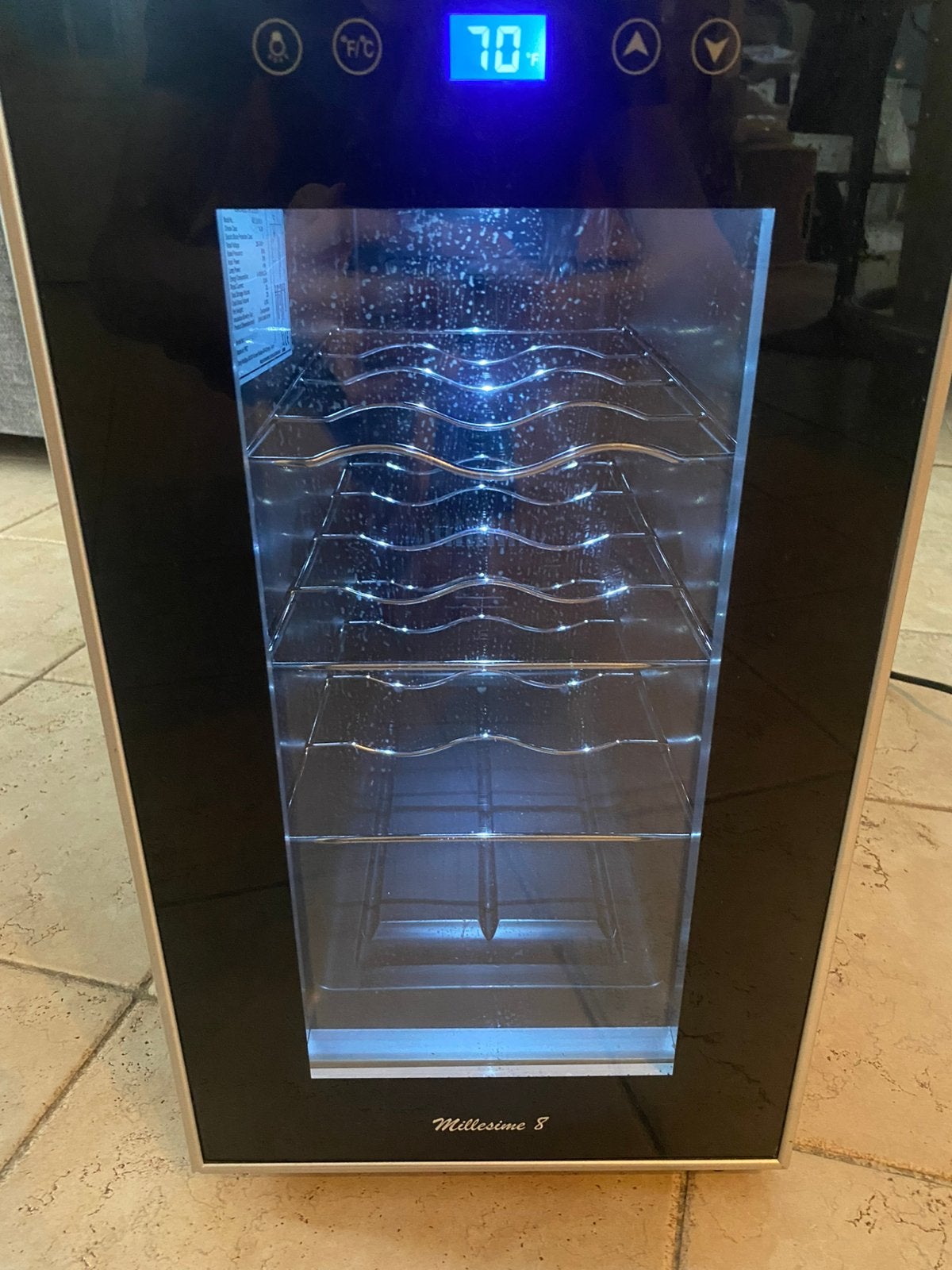 Mini ijskast voor wijn, Elektronische apparatuur, Koelkasten en IJskasten, Ophalen of Verzenden, Zo goed als nieuw, Minder dan 85 cm