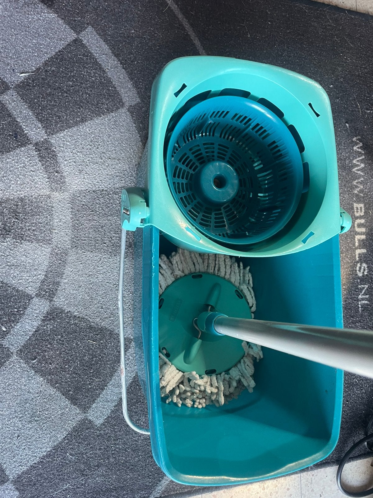 Poetsemmer + mopper leifheit, Huis en Inrichting, Schoonmaakartikelen, Ophalen