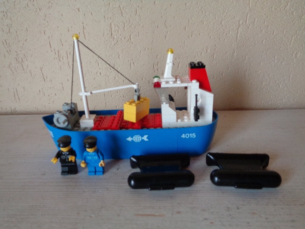 Lego vrachtship - 4015, Ophalen of Verzenden, Gebruikt, Compleet, Lego