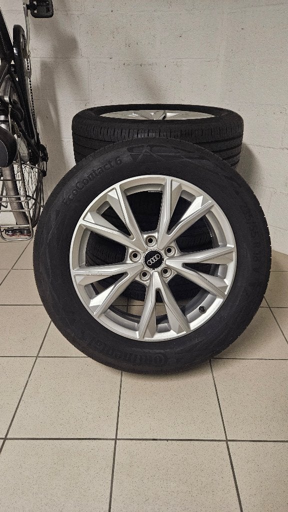 Jantes Audi + pneus été, Ophalen