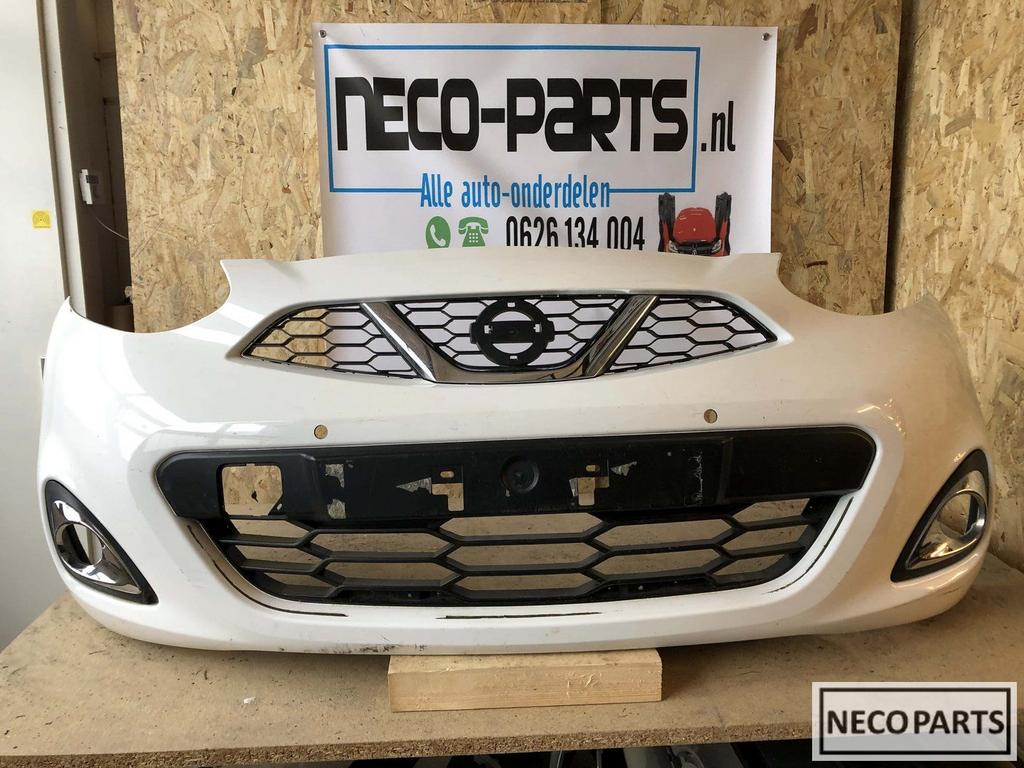 Nissan micra k13 bumper voorbumper 2013-2017 origineel, Autos : Pièces & Accessoires, Carrosserie & Tôlerie, Pare-chocs, Nissan