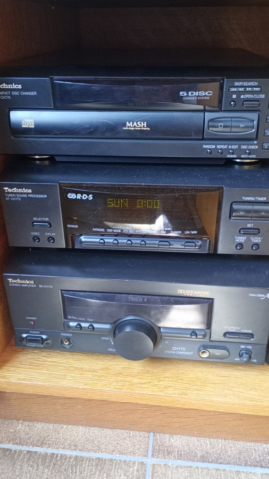 Chaîne stéréo Technics SE-CH770, TV, Hi-fi & Vidéo, Enlèvement
