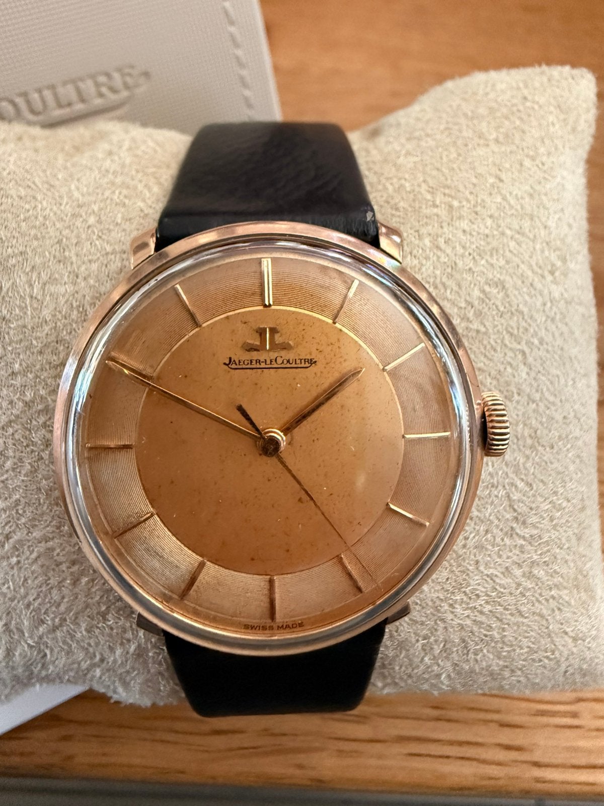 Jaeger-LeCoultre 18k, Handtassen en Accessoires, Horloges | Antiek, Ophalen of Verzenden, Goud