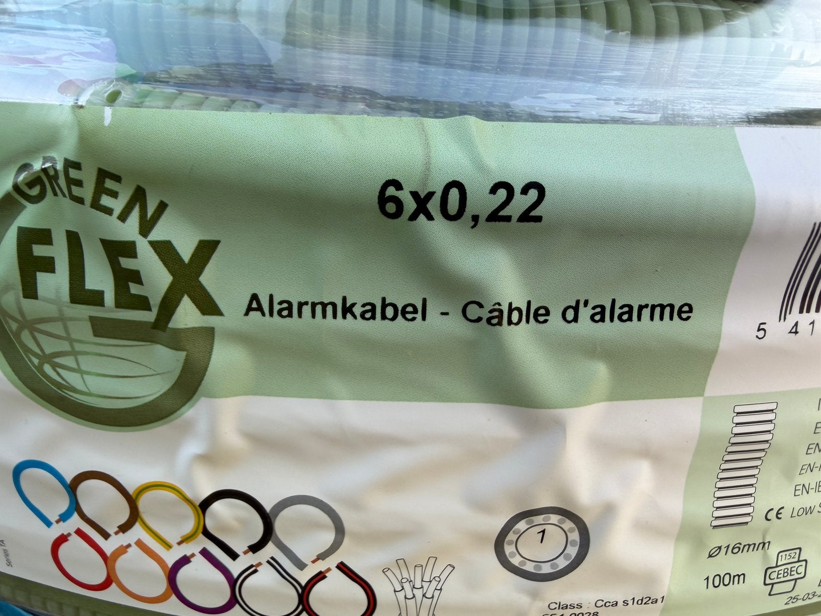 Tubofils cable alarme, Bricolage & Construction, Enlèvement, Neuf