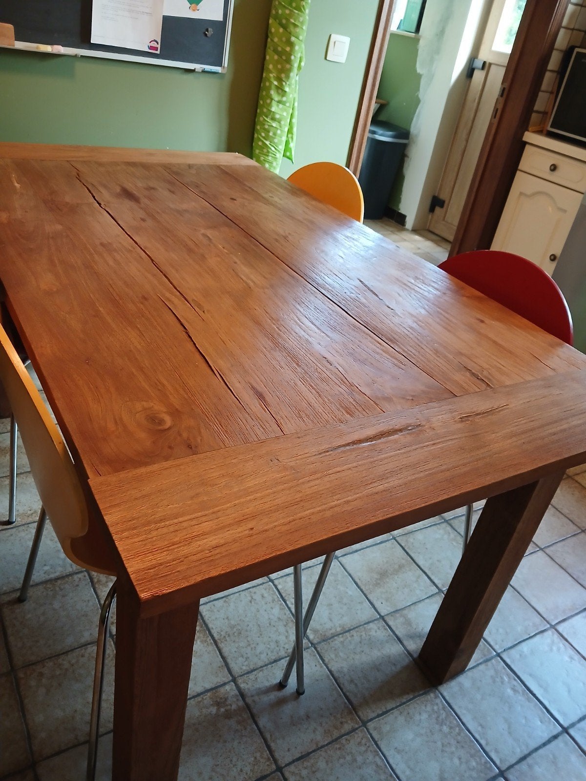 Houten tafels, Teck, 150 à 200 cm, Landelijk, Enlèvement