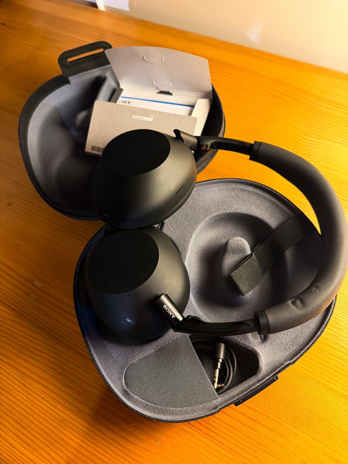 Sony WH-1000XM6 Noise Cancelling Draadloze Koptelefoon Zwart, Audio, Tv en Foto, Hoofdtelefoons, Ophalen, Zo goed als nieuw, Sony