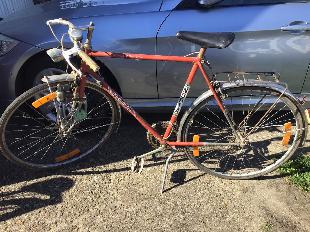 Oiltimer fietsen, Ophalen