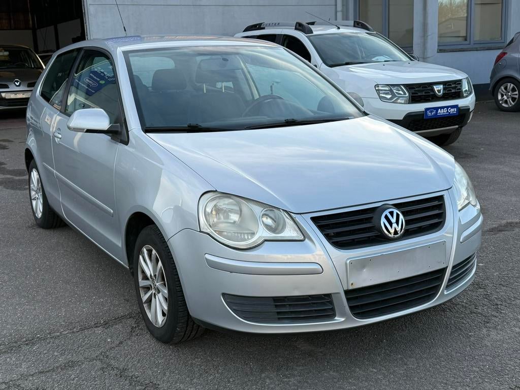 Volkswagen Polo 1.2 i 2007 47kw Airco, Auto's, Stof, 1198 cc, Bedrijf, Grijs