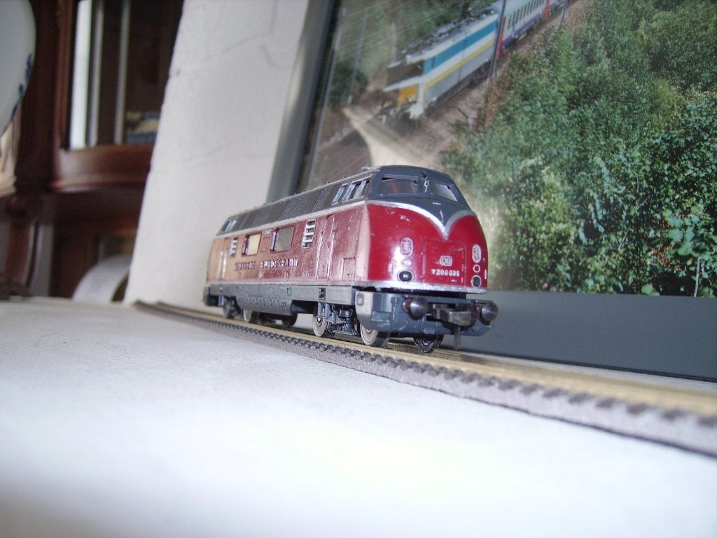 FLEISCHMANN DIESELLOCOMOTIEF DB V200.035, Hobby en Vrije tijd, Gebruikt, Fleischmann, Ophalen of Verzenden, Analoog