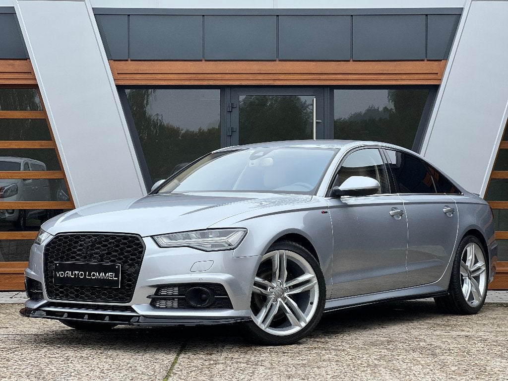 Audi A6 1.8TFSI - S LINE/ AUTOMAAT/ KEYLESS/ LEDER/ GARANTIE, 4 deurs, 4 cilinders, Leder, Bedrijf