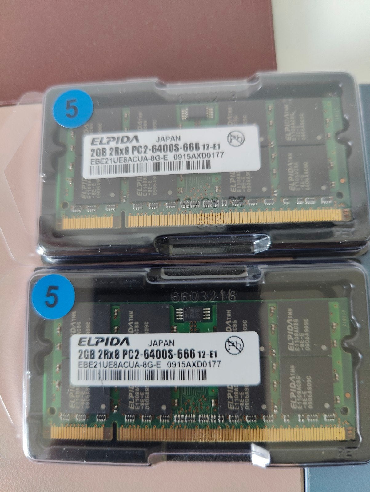 2GB modules (2 stuks) DDR2 666mhz voor laptop, Enlèvement ou Envoi, DDR2, Laptop