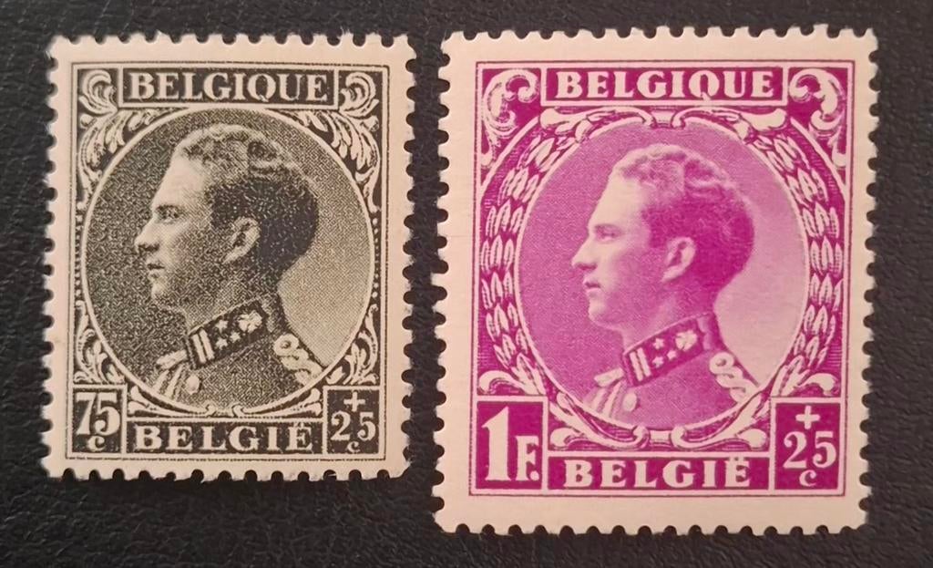 België: OBP 390-92 ** Invaliden 1934., Postzegels en Munten, Postzegels | Europa | België, Postfris, Orginele gom, Koninklijk huis