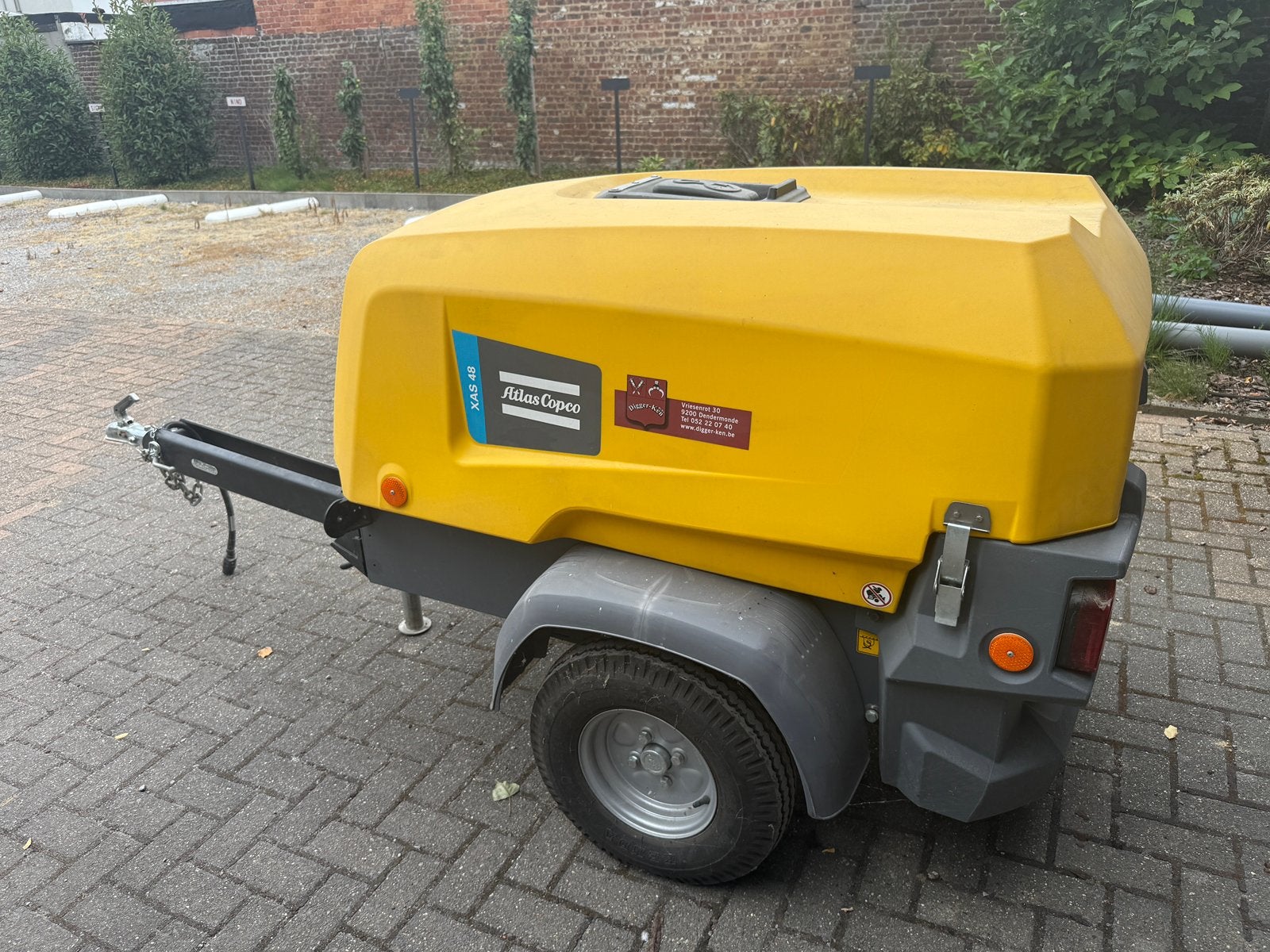 Atlas Copco compressor XAS48 - 472h, Enlèvement, Comme neuf, 6 à 10 bars, Réduction de bruit