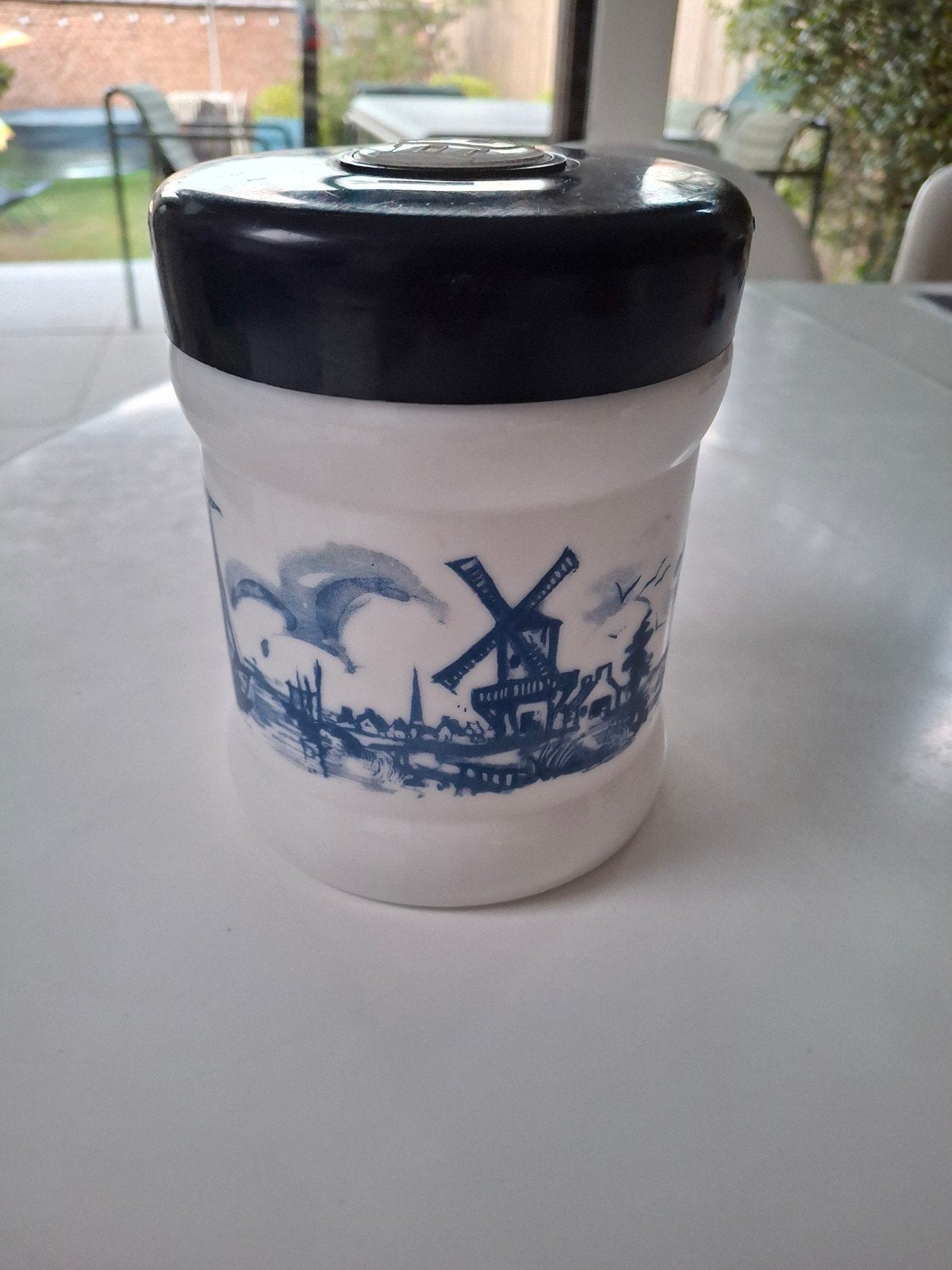 Vintage Opaline Hollandse Sigarenpot, Ophalen of Verzenden