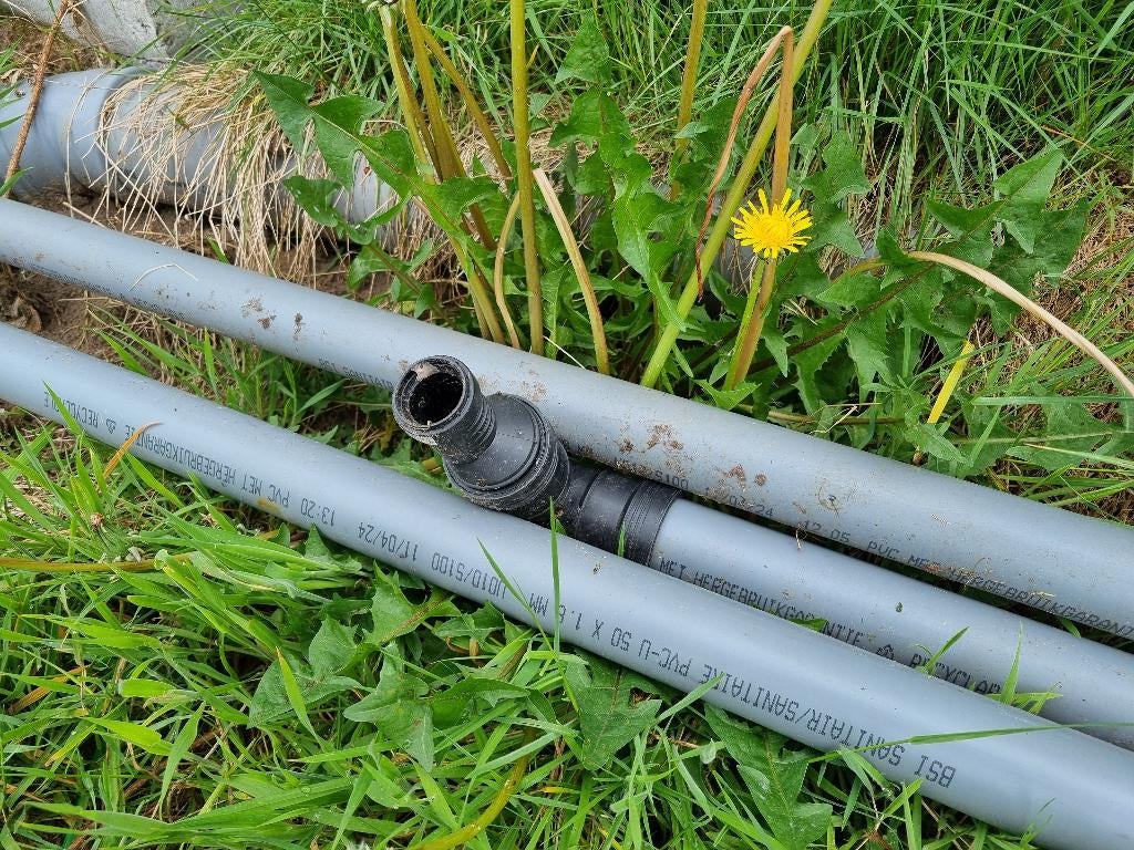 Partij gebruikte afvoerbuizen, Ophalen, Gebruikt, PVC, Afvoer