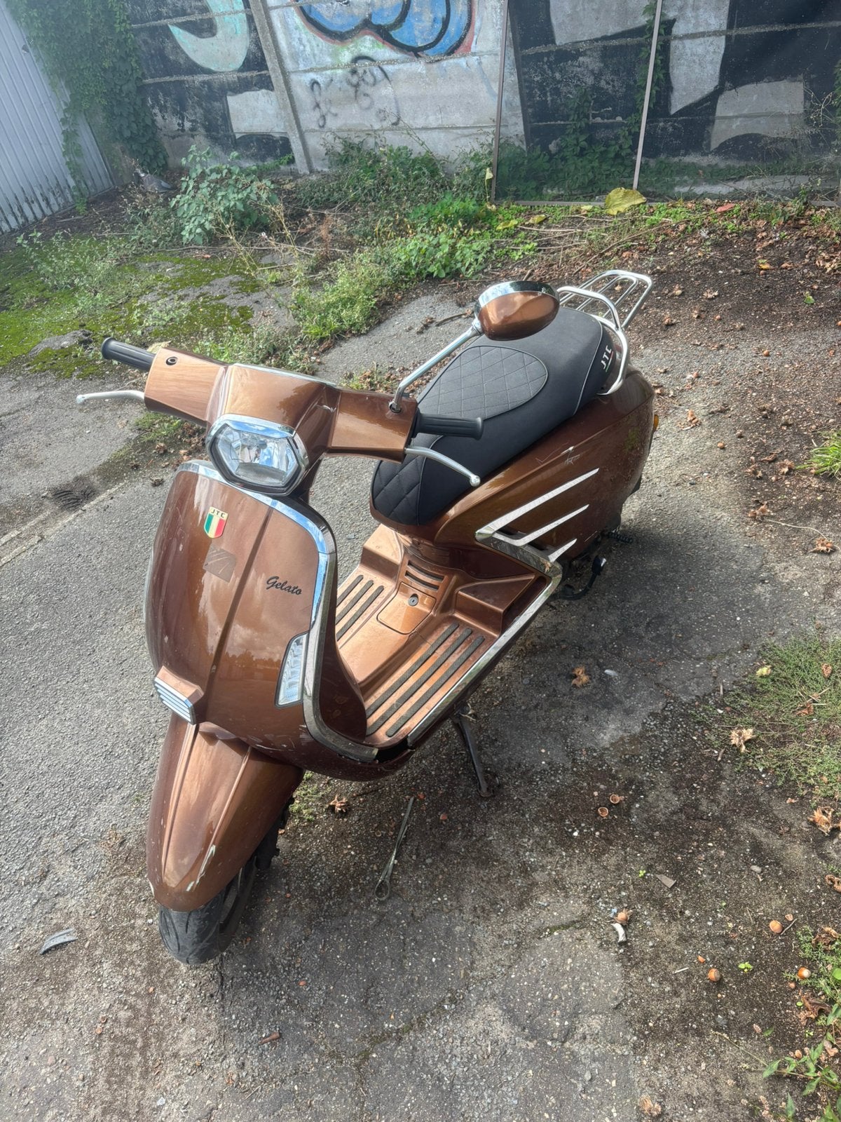JTC Gelato 50cc B-klasse – start en rijdt – papieren in orde, Fietsen en Brommers, Ophalen, Zo goed als nieuw, Vespa