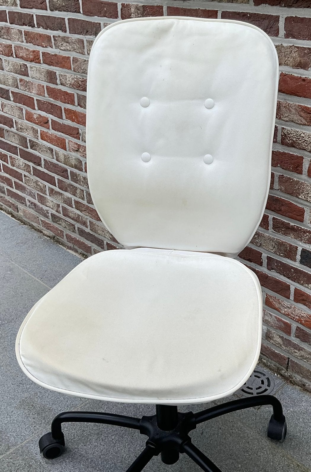 Bureelstoel Ikea, Ophalen, Gebruikt, Beige, Bureaustoel