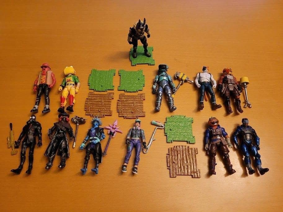 lot van 12 Fortnite Figuren, Ophalen of Verzenden, Zo goed als nieuw