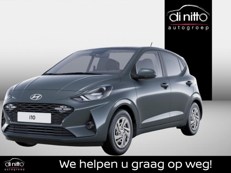 Hyundai i10 1.0I TECHNO 998CC - 3L - 6PK/CV - 46KW, Auto's, Hyundai, 4 zetels, Stof, Zwart, 46 kW