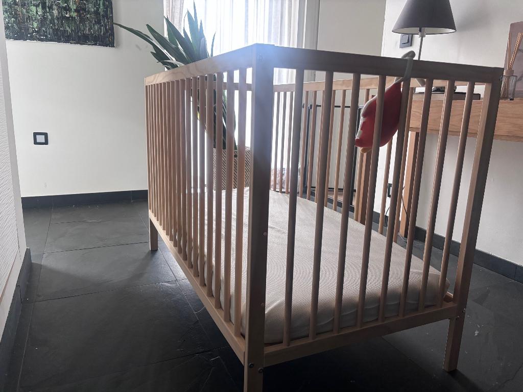 Babybed 60x120, Enfants & Bébés, Berceaux & Lits, Utilisé, Lit, Enlèvement