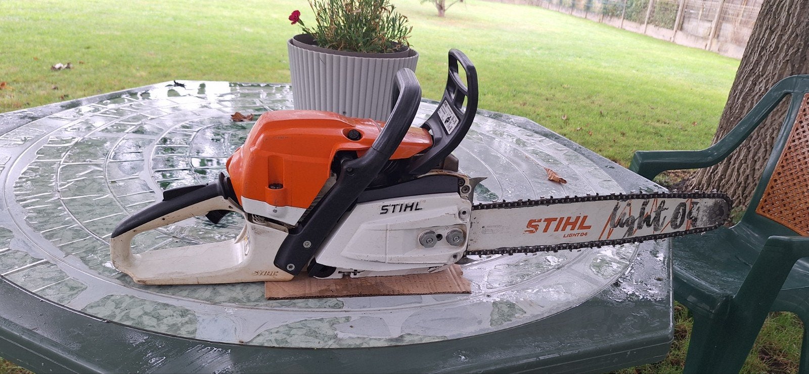 tronconneuse a essence pro sthil ms 261c-m carburateur elect, Jardin & Terrasse, Enlèvement ou Envoi, Essence