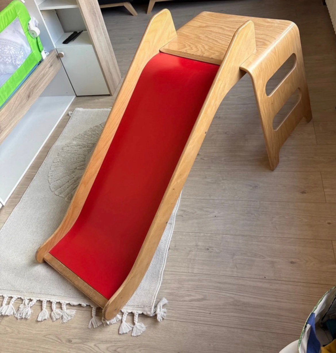 houten glijdbaan, Kinderen en Baby's, Ophalen, Gebruikt, Glijbaan