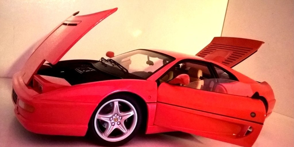 1/18 Ferrari F355 Berlinetta Rosso Corsa 1995 Elite, Enlèvement ou Envoi, Comme neuf, Voiture, Hot Wheels