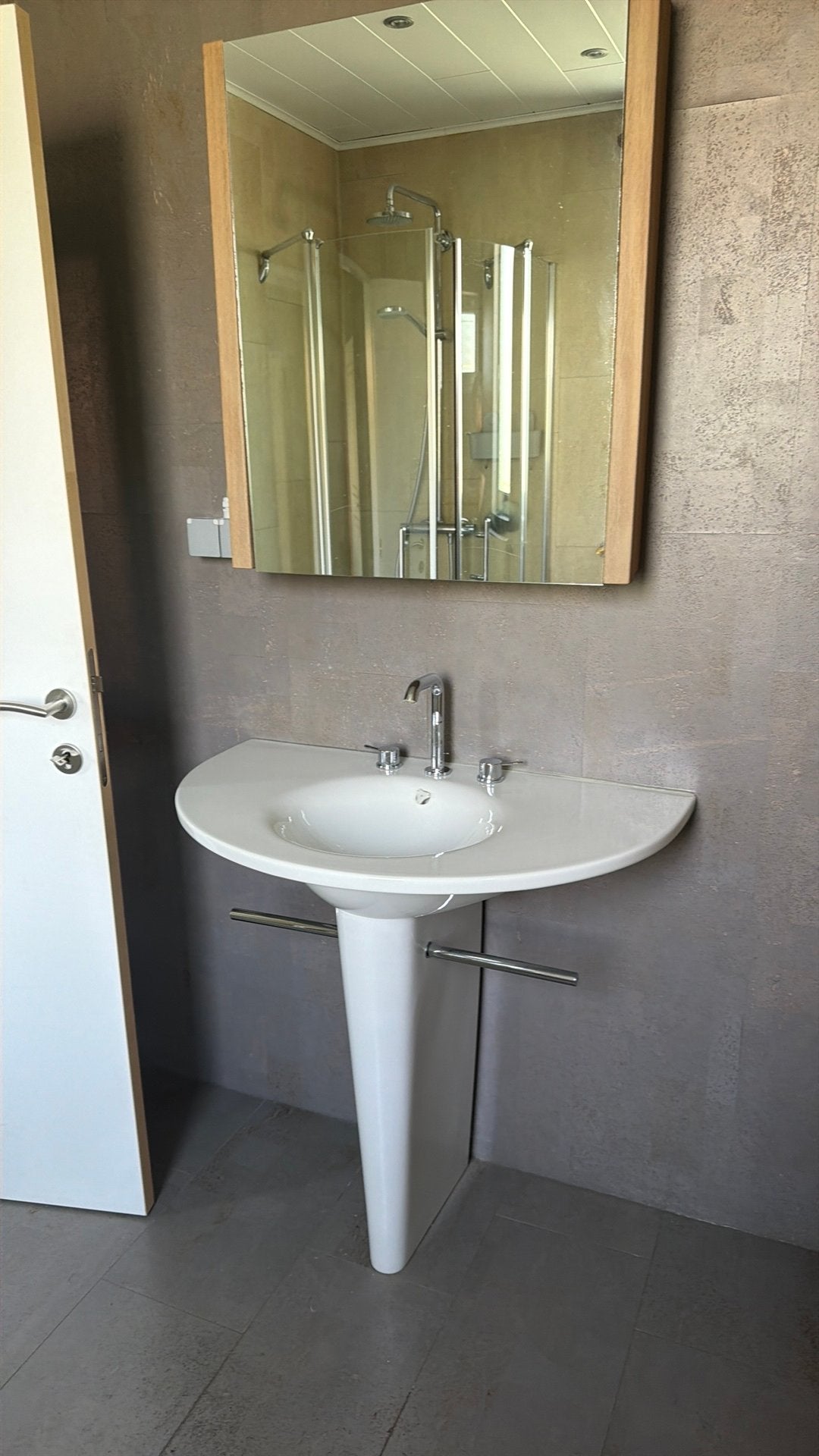 Lavabo, spiegel en kast gratis, Ophalen, Gebruikt