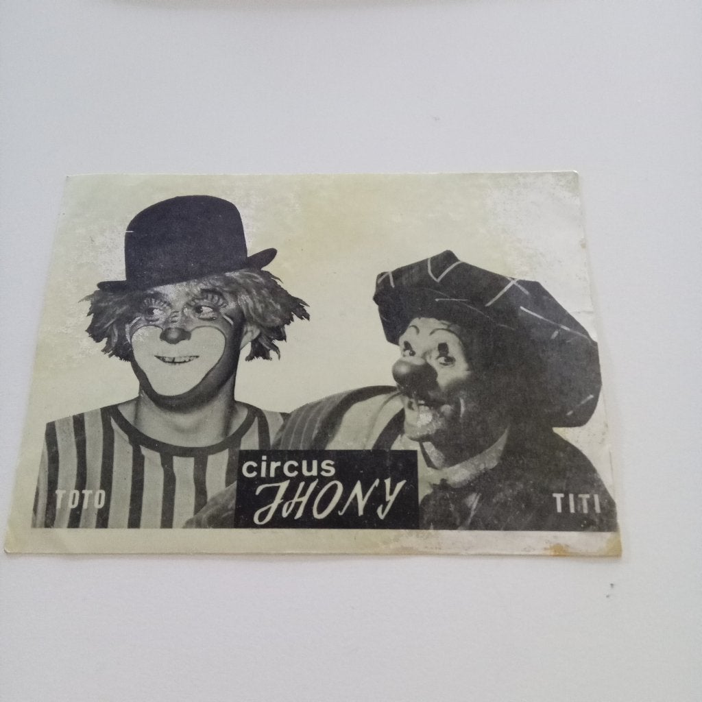 AUTOCOLLANTS DE CIRQUE JHONY-TOTO-TITI, Enlèvement ou Envoi